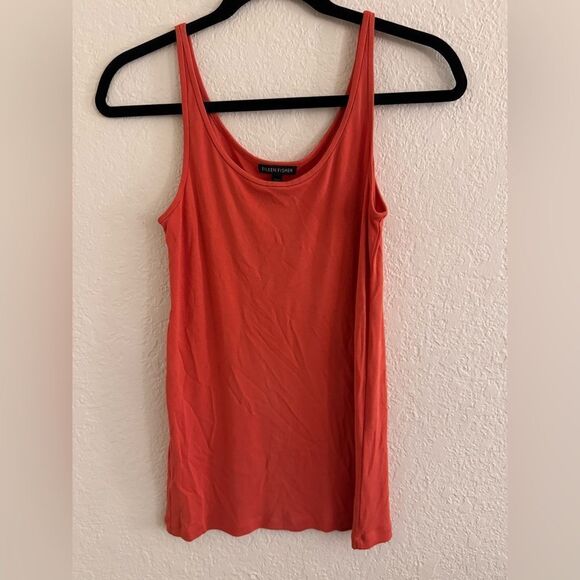 Eileen Fisher Red Camisole Top - Picture 2 of 4